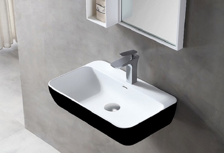 Mẫu tủ chậu lavabo đẹp treo tường